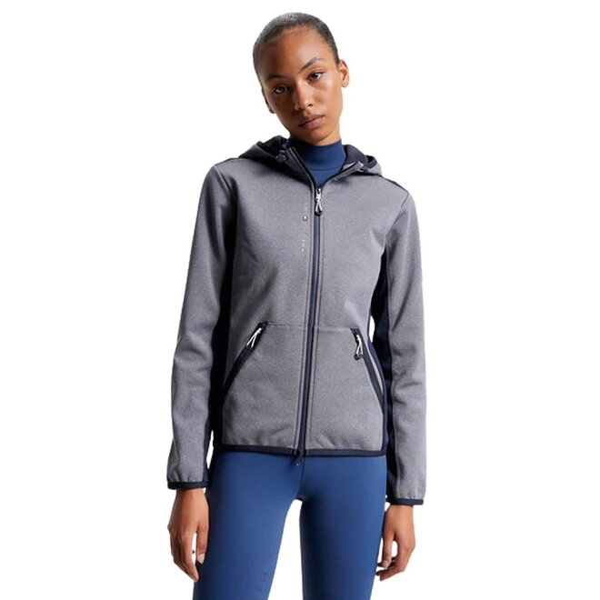 London Softshell Jas Dames Grey Melange