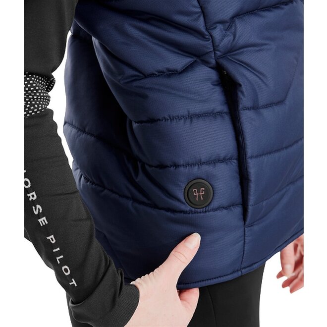 E - Kelvin Verwarmde Bodywarmer Dames Navy