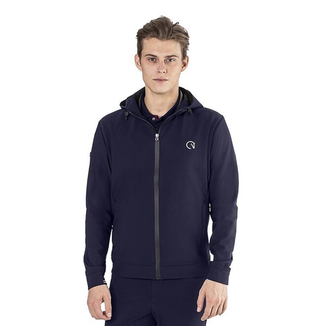 Hoodie Softshell Herenjas Navy