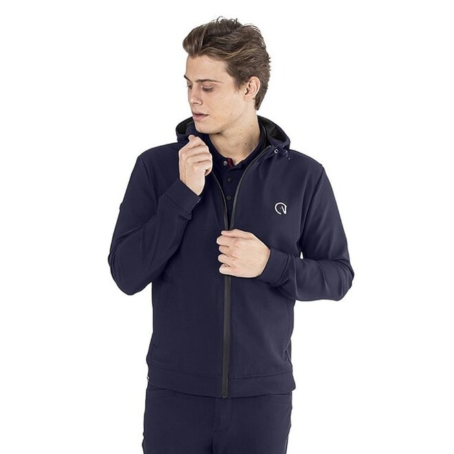 Hoodie Softshell Herenjas Navy