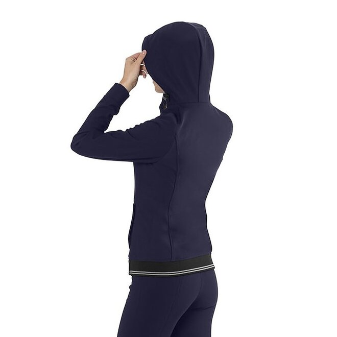 Hoodie Softshell Damenjacke Navy