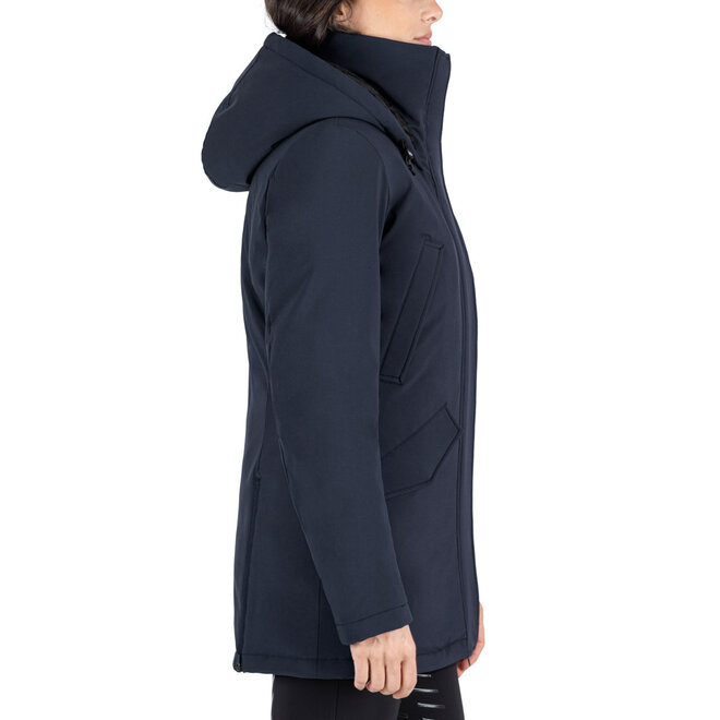 Cadoc Ladies Winter Jacket Ecofur Navy