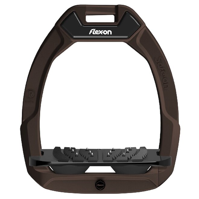 Safe-On Sicherheitssteigbügel Inclined Mit Ultra Grip Braun