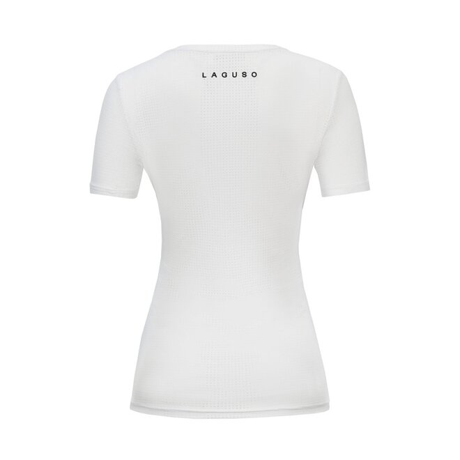 Megan Logo P2 Ladies Mesh T-shirt White