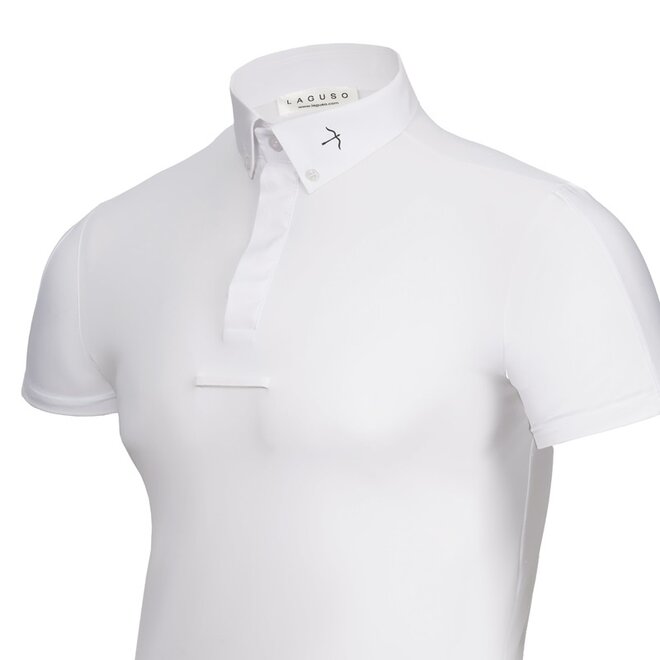 Luca Men's Logo Show Shirt White