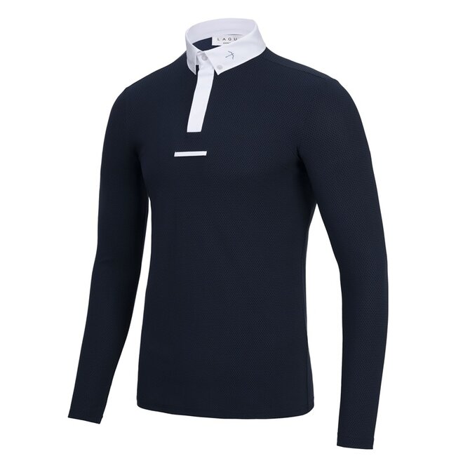 Logan Herren Mesh Turniershirt Navy