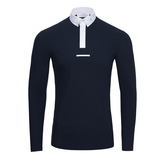 Logan Heren Mesh Wedstrijdshirt Navy