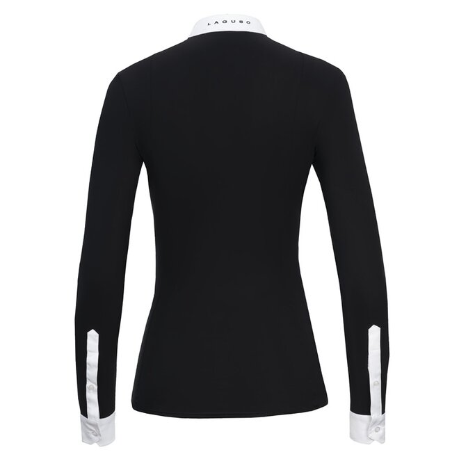 Janne Logo P2 Damen Turniershirt Schwarz