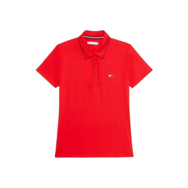 Harlem Polo Shirt Ladies Fierce Red