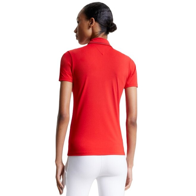 Harlem Polo Shirt Ladies Fierce Red