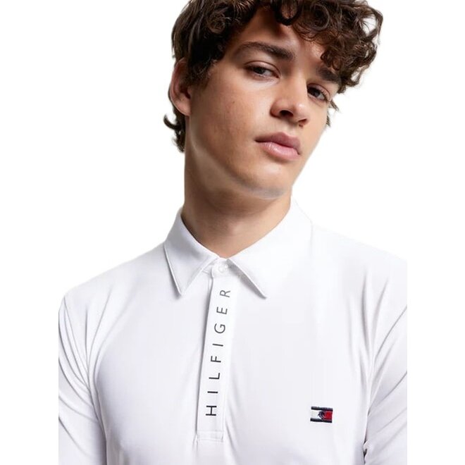 Harlem Polo Shirt Heren TH Optic White