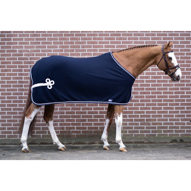 Fleece Rug Nella Navy - White - Navy