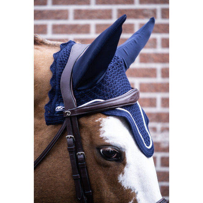 Oornetje Zueg Navy - Wit - Navy