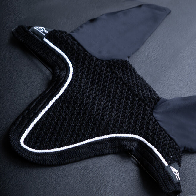 Fliegenmütze Zueg Schwarz - Weiß - Schwarz