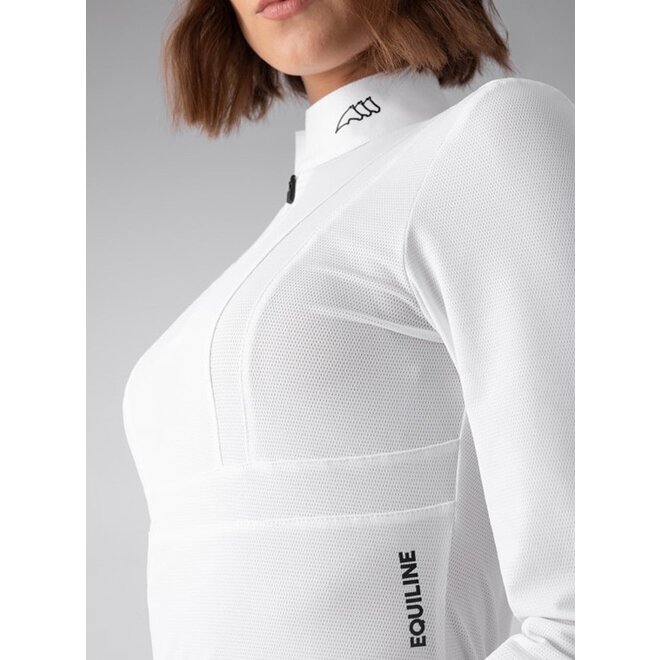 Colid Ladies Mesh Show Shirt White