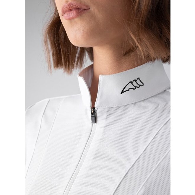 Colid Ladies Mesh Show Shirt White