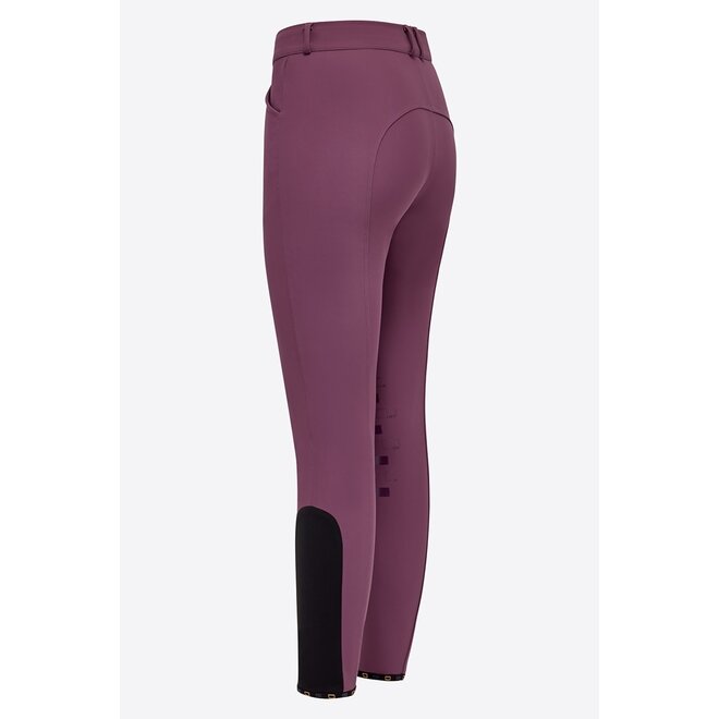 Kniegrip Reithose Damen Raspberry