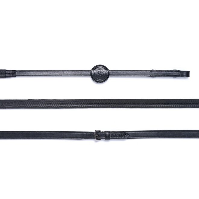 Fontainebleau 5/8 Inch Rubber Reins - 16mm