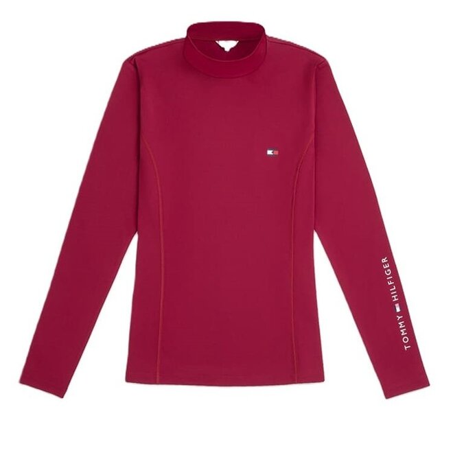 High Neck Long Sleeve Baselayer Rouge