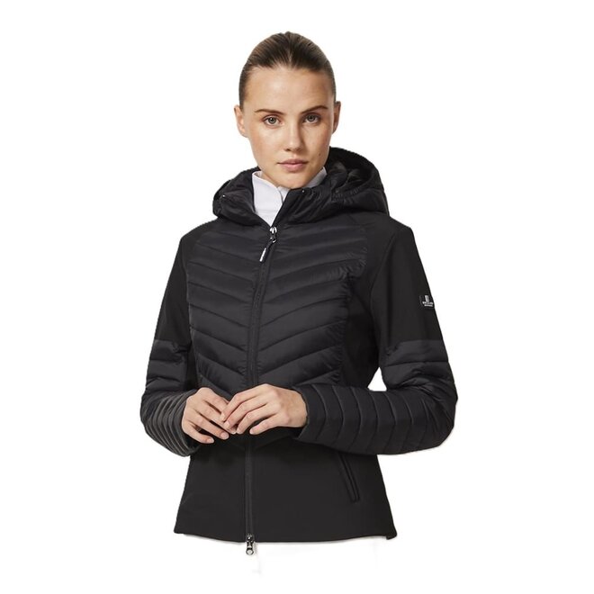 Classic Damen Hybrid Jacke Schwarz
