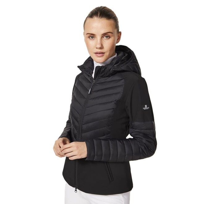 Classic Dames Hybride Jas Zwart