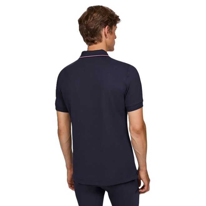 Harrison Pique Polo Shirt Men Desert Sky