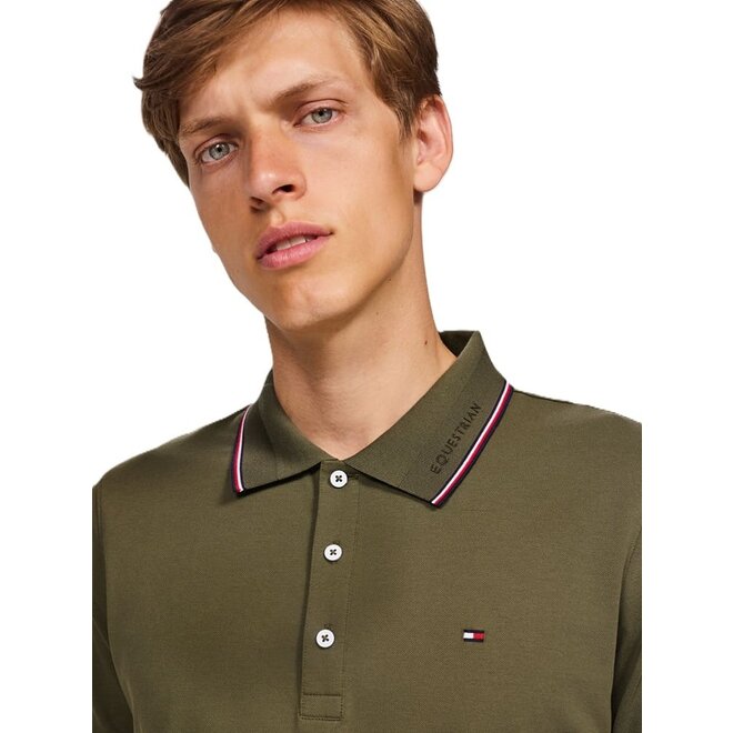 Harrison Pique Polo Shirt Herren Olive