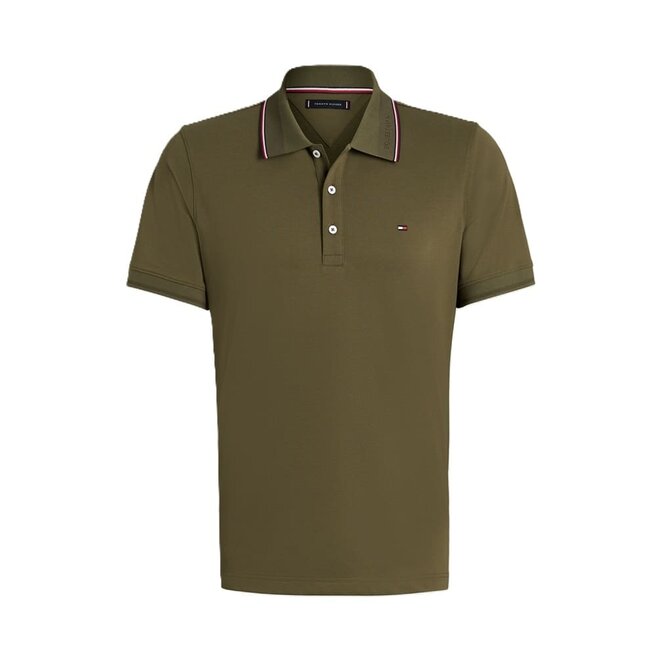 Harrison Pique Polo Shirt Herren Olive