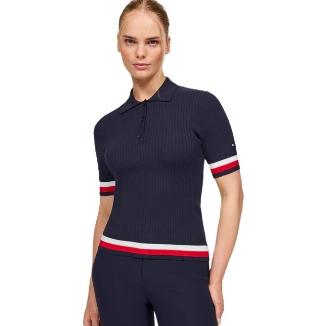 Lenox Polo Sweater Ladies Desert Sky