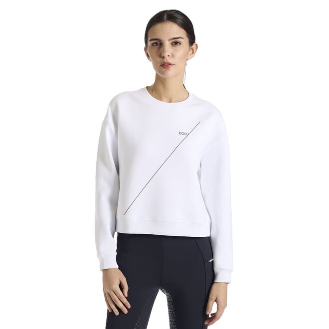 After Riding Crop Sweatshirt Women White