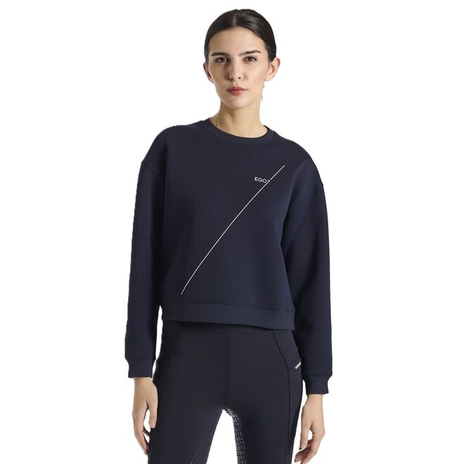 After Riding Crop Sweatshirt Dames Navy
