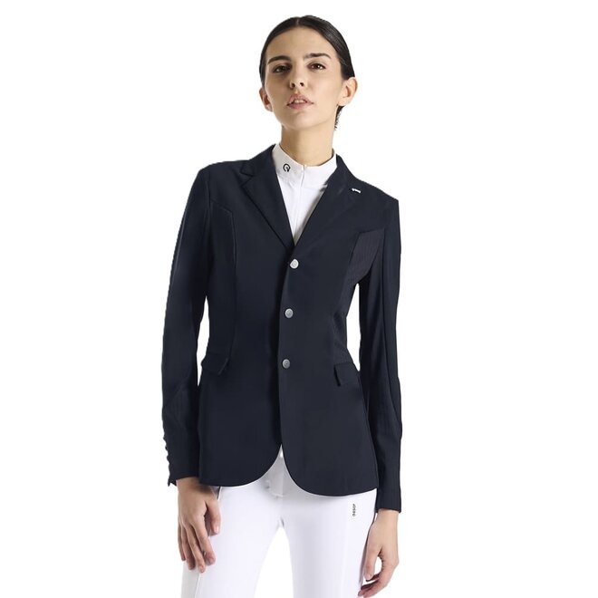 Ribbed Turnierjacket Damen Navy