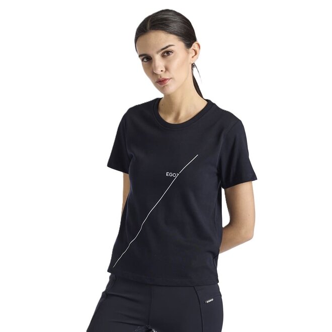Luxury T-shirt Dames Zwart