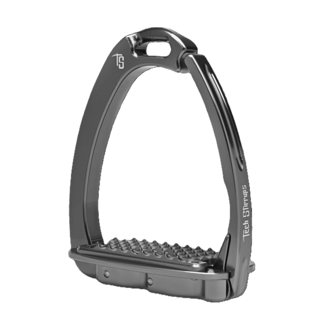 Venice Sloped Evo Safety Stirrups Titanium