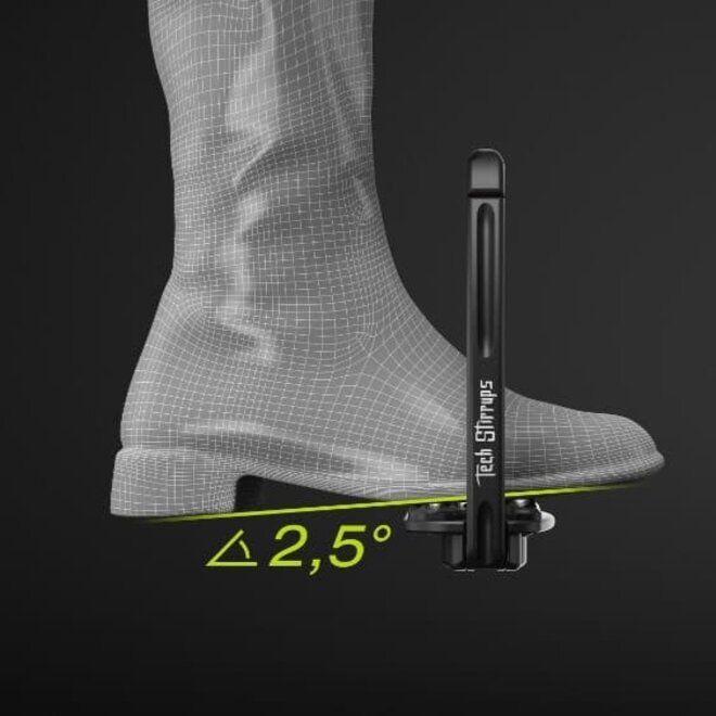 Venice Sloped Evo Safety Stirrups Titanium