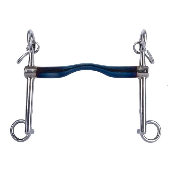 Sweet Iron Dressuurstang Fixed Lage Tongpoort - 16mm