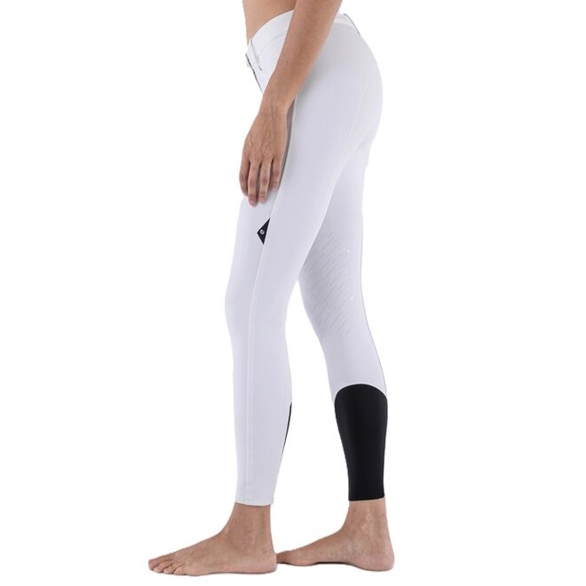 Cornek Kniebesatz Reithose Damen Weiß