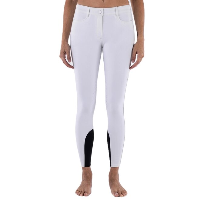 Cornek Kniebesatz Reithose Damen Weiß