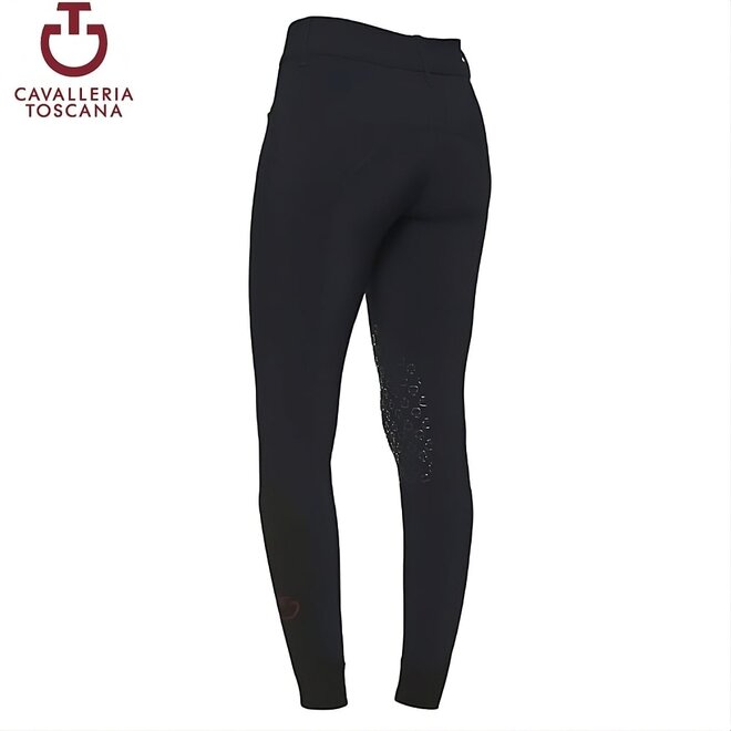 Knee Grip Reithose Damen Navy