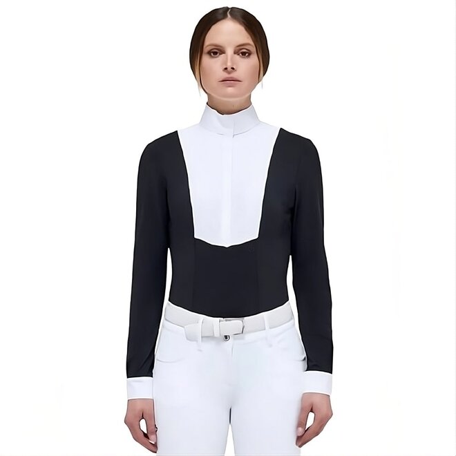 Wedstrijdshirt Lange Mouwen Dames Navy