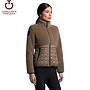 Teddy Fleece Jas Dames Walnoot