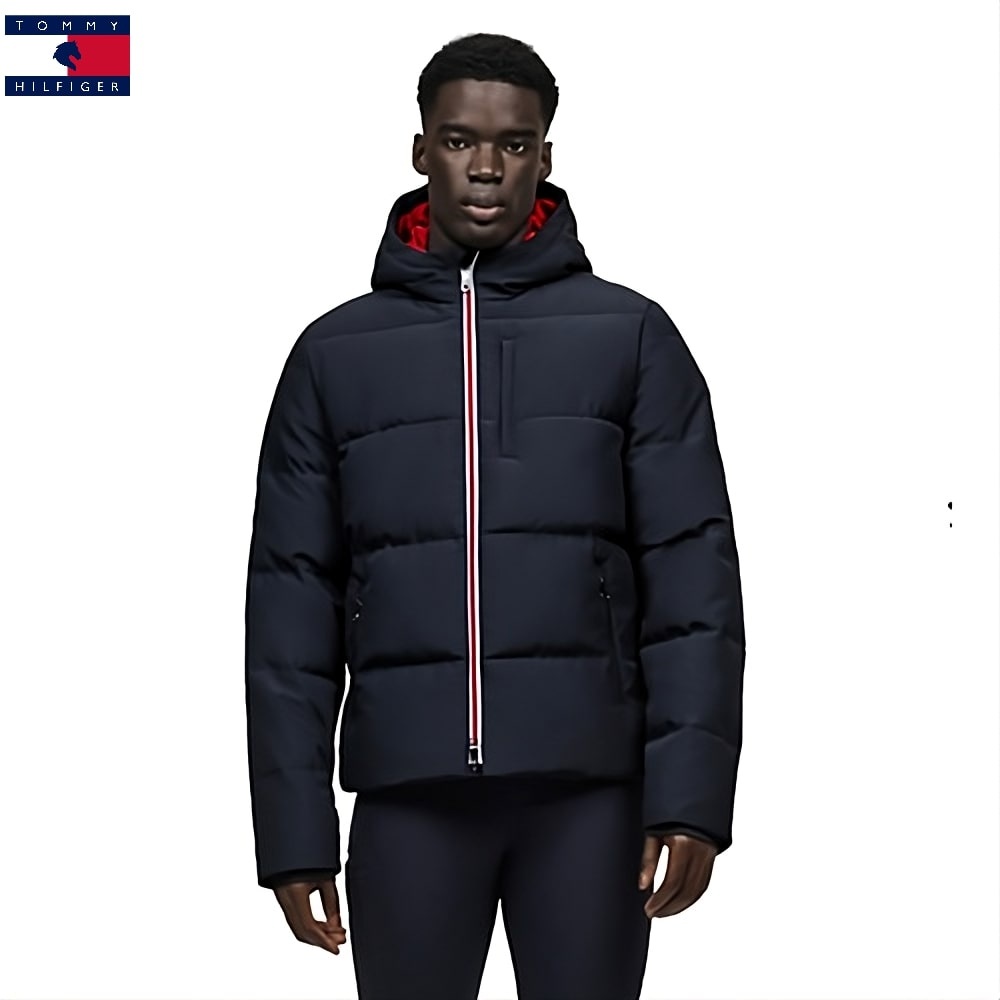 Tommy Hilfiger Equestrian Clinton Puffer Jas Heren Desert Sky