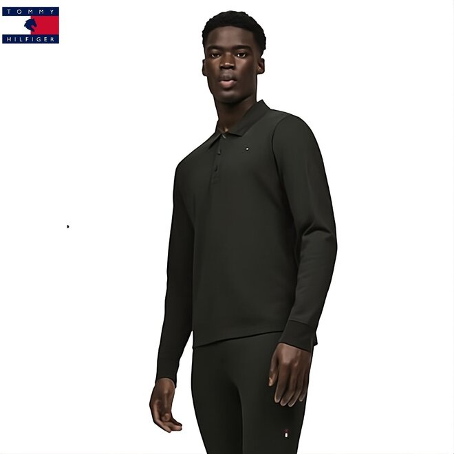Erwin Long Sleeve Polo Heren Pine