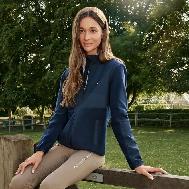 Huntington Fleece Jack Dames Desert Sky