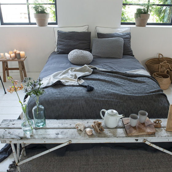 Barbara duvet cover Dark Grey