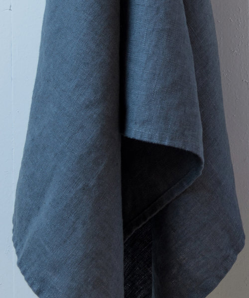 Bo Handtuch leinen Dark Grey