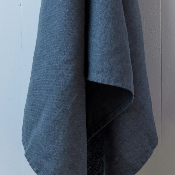 Bo hand towel linen Dark Grey