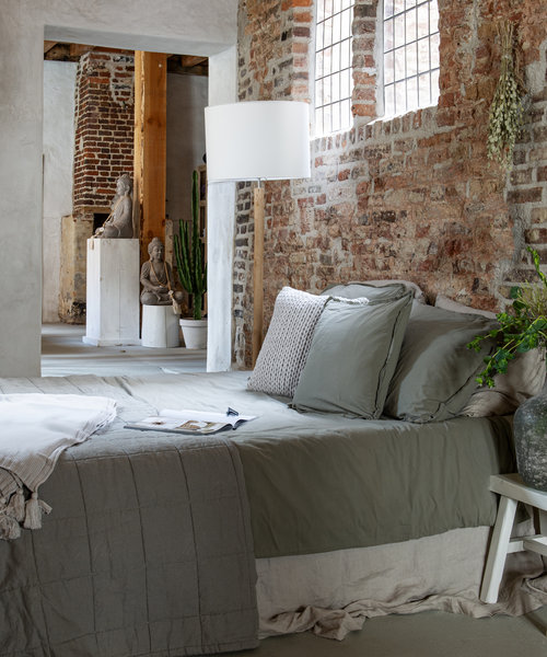 Sardinie plaid en kussen marble