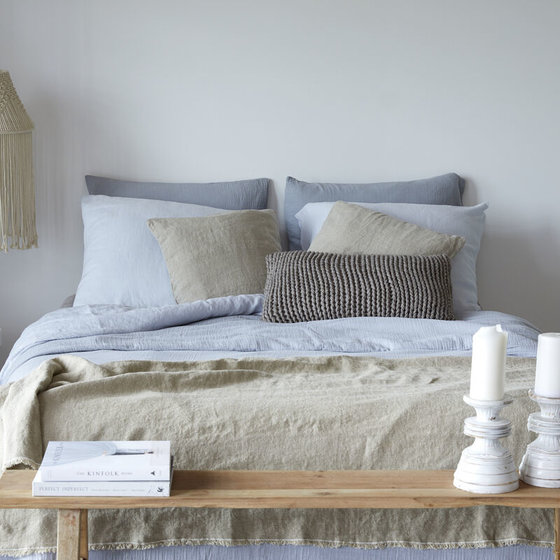 House de couette light blue