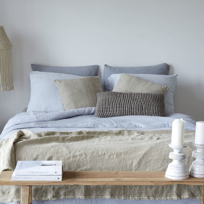 Luca duvet cover light blue 